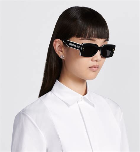 dior pacific|DiorPacific S1U Black Rectangular Sunglasses .